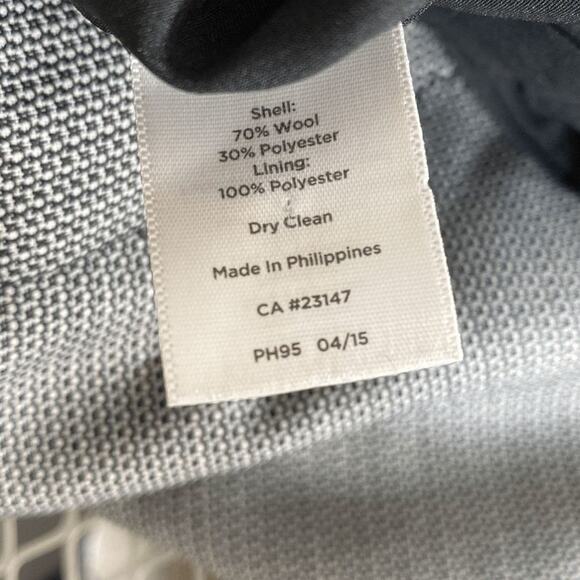 Talbots Mid-Rise Straight-Leg Pants Size 6 Black & White Speckled - Picture 10 of 11